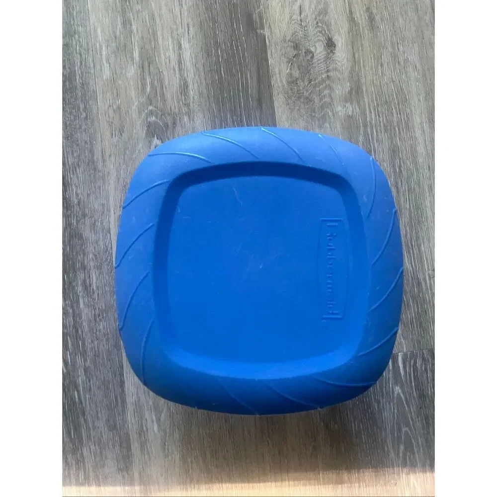 VTG Rubbermaid EZ Blue Servin Saver Easy Tab Square E 3 Qt Bowl USA Container